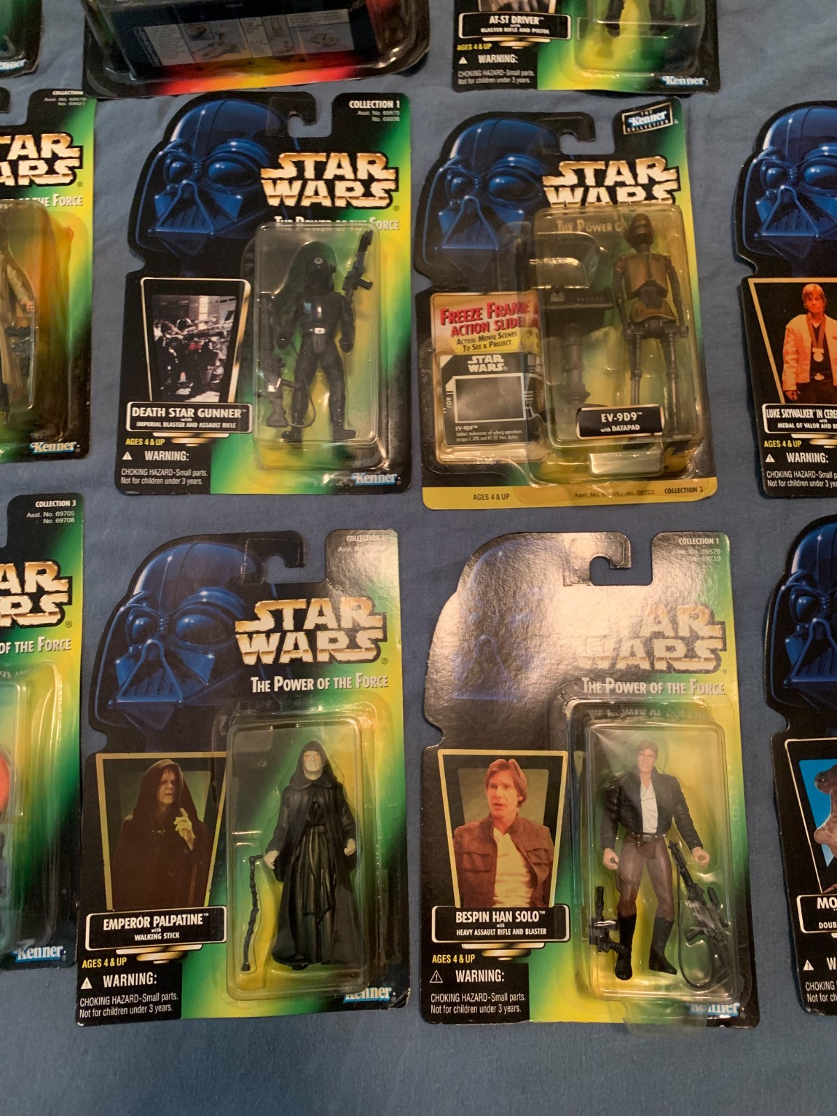 Lot Of (13) Star Wars The Power Of The Force 3.5&Prime; Action Figures New In Package