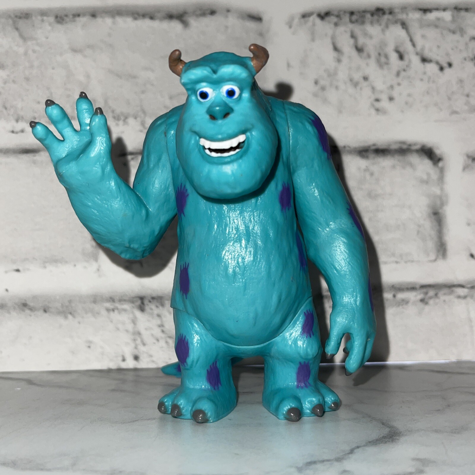 Sulley Monsters Inc. PVC Cake Topper Disney Store 4&Prime; Figure Pixar Sully