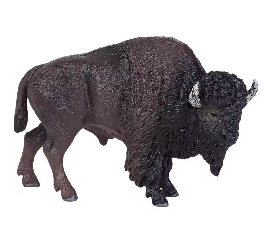 Bison Buffalo Animal Toy PVC Action Figure Doll Kids Model Toys Party Gifts