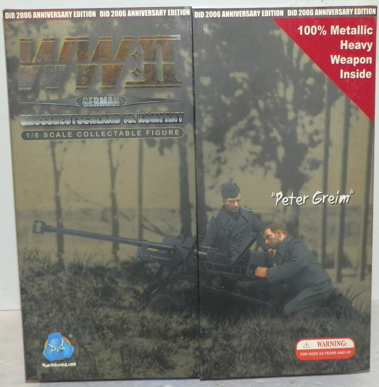 DID WWII Grossdeutschland 16 Kompany Peter Greim 1/6 Action Figure 2006