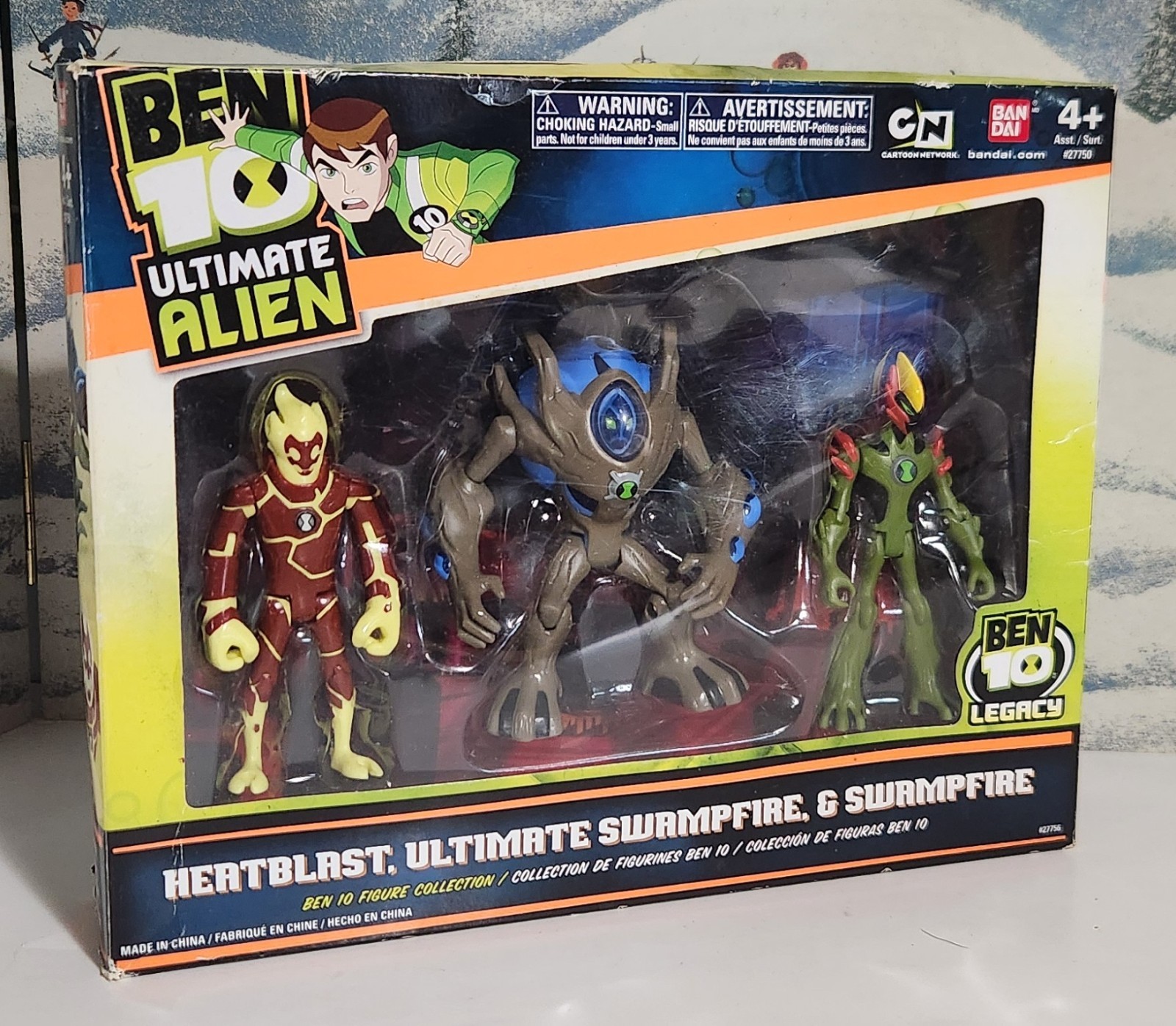 Ben 10 Legacy Ultimate Alien Set Heatblast, Ultimate Swampfire, & Swampfire