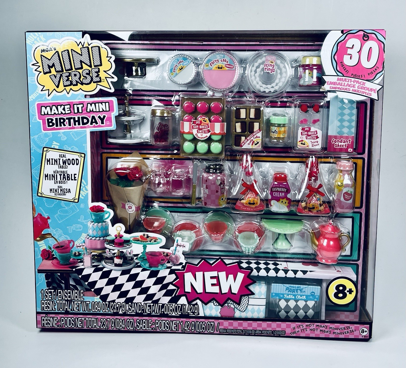 MGA’S Mini Verse Make It Mini Birthday 30 Piece Set Brand New Sealed In Box