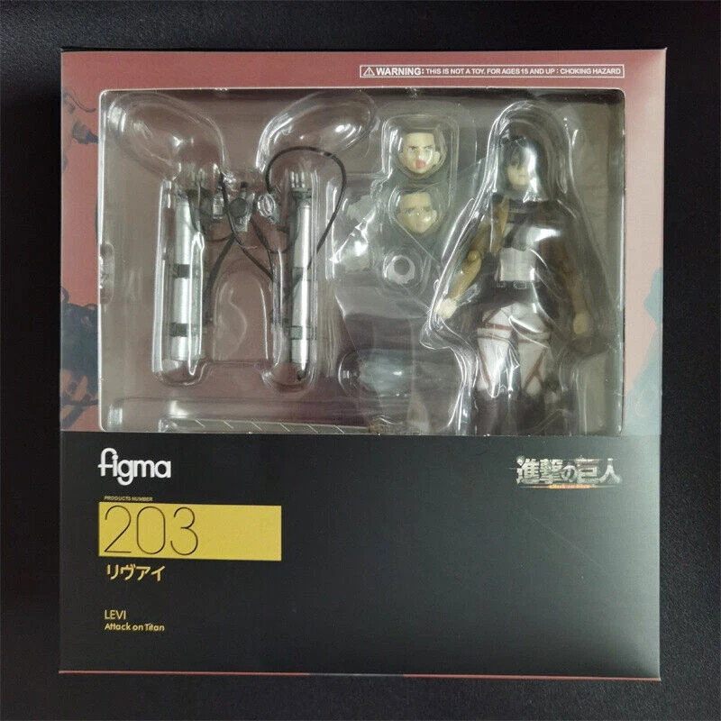 Attack On Titan Mikasa Ackerman Shingeki no Kyojin Figma 203 Action Figure Toys