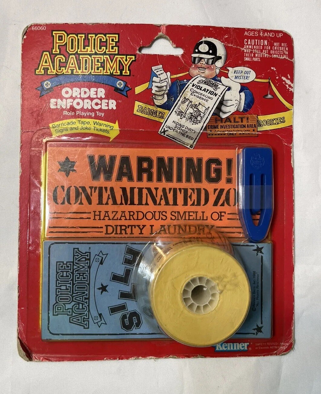 #11535 NRFB Vintage Kenner Police Academy Order Enforcer Role Playing Toy