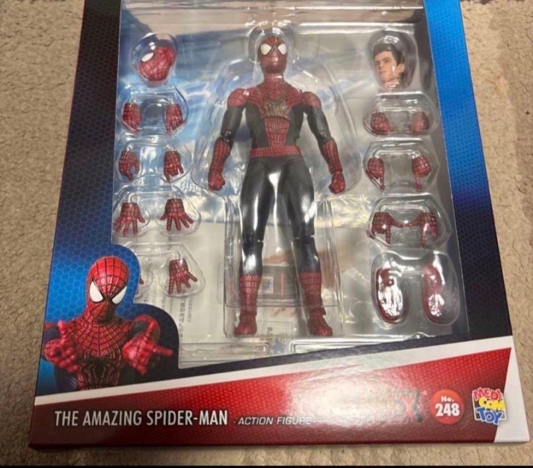 MEDICOM TOY MAFEX No.248The Amazing Spider-Man Action Figure Brand New Authentic