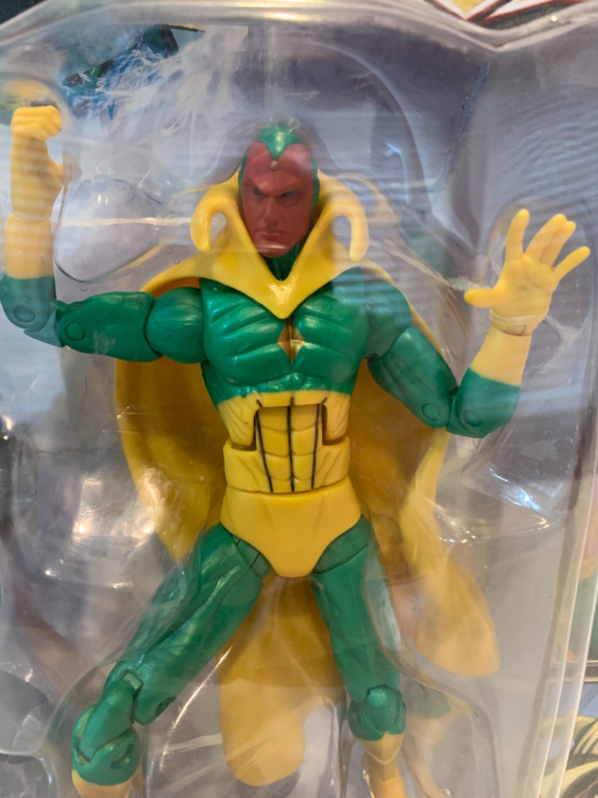 NEW 2008 Hasbro Marvel Legends Vision BAF Ares Series 6&Prime; Action Figure