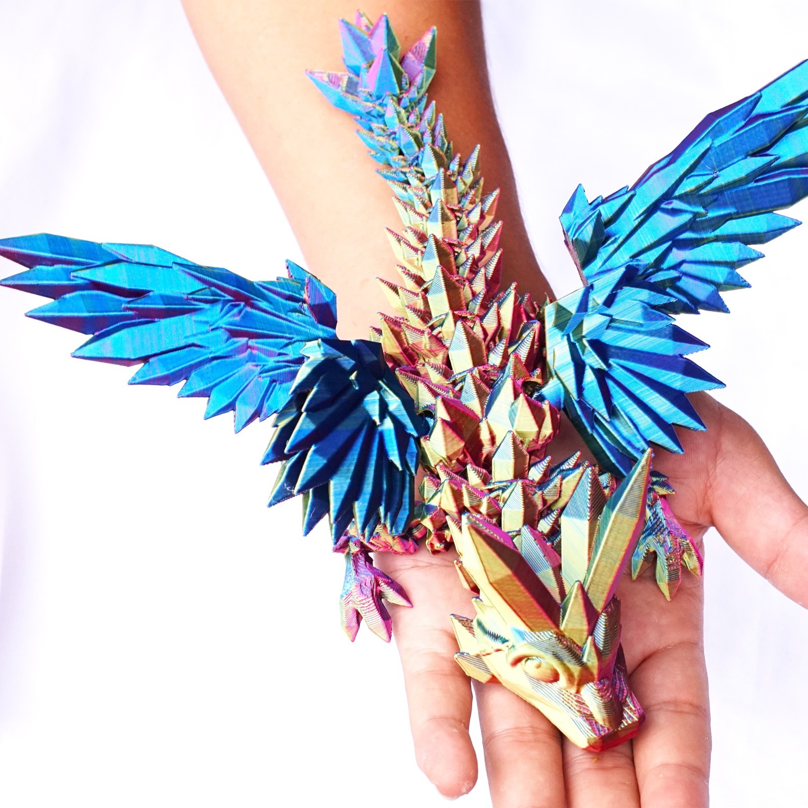 10.2inch 3D Printed Pterosaur Model,Articulated Animals figure,Toys Home Decor