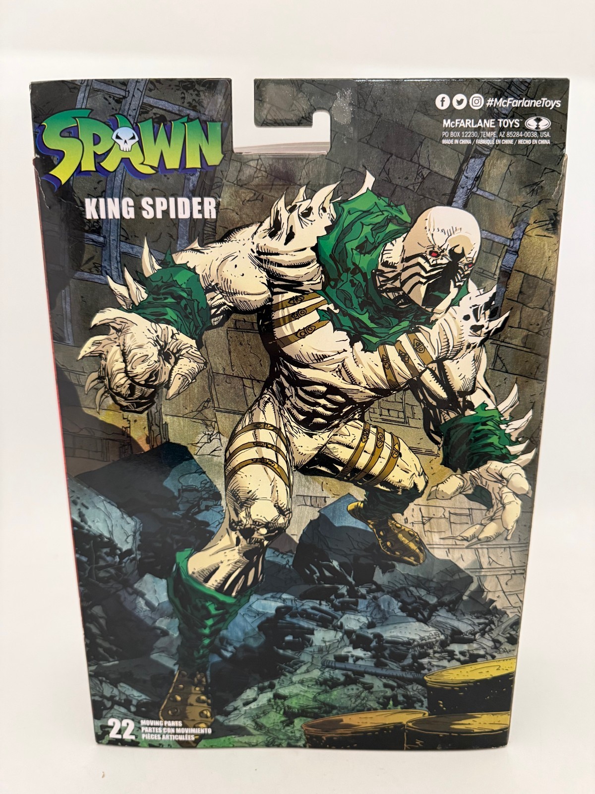 McFarlane Toys Spawn KING SPIDER 7&Prime; Action Figure Wave 4 NEW