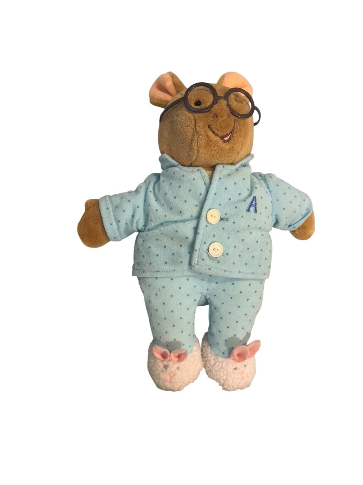 1999 Arthur EDEN 12” Plush Pajamas Bunny Slippers Marc Brown Collectors Vintage