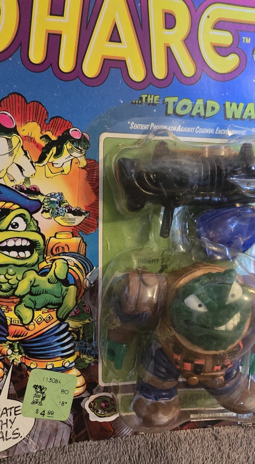 Bucky O&rsquo; Hare The Toad Wars Toad Air Marshall 5 Action Figure FREE SHIPPING!!!!!