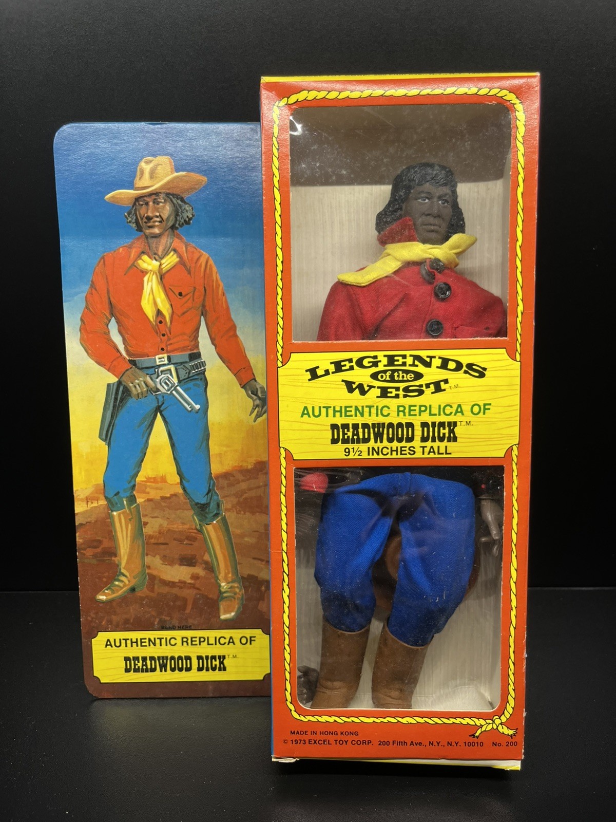 1973 Excel 9.5” Legends Of The West – Deadwood Dick – Boxed Vintage Figure