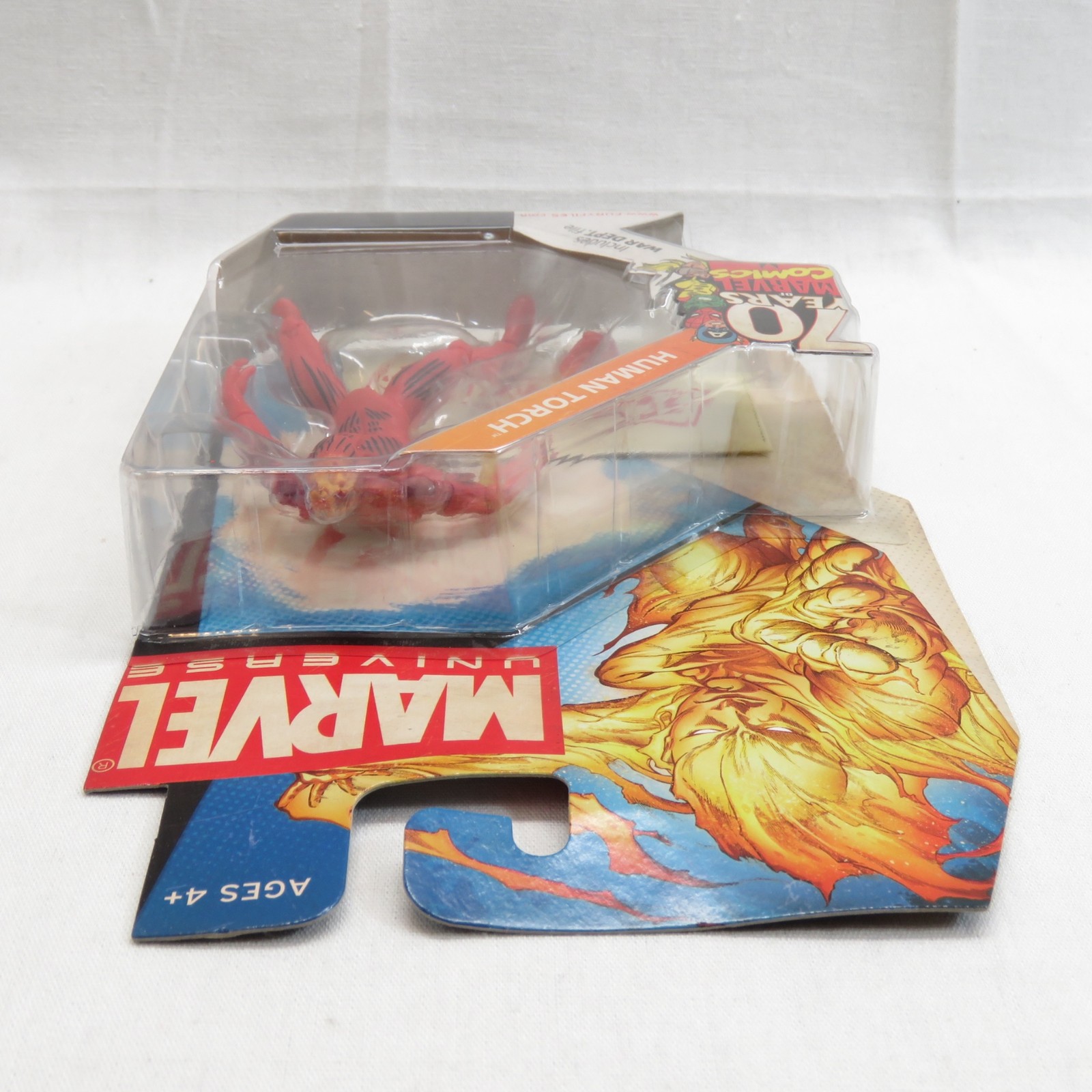 Human Torch Marvel Universe 70th Anniversary 2009 Hasbro Action Figure