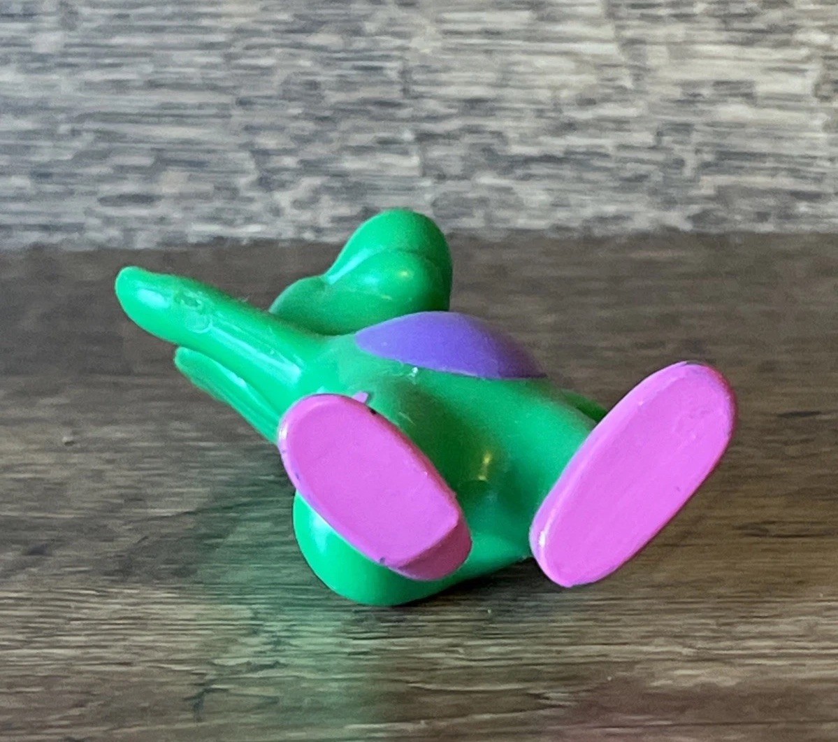 Vintage Barney Figure BABY BOP Dinosaur 3&Prime; PVC Figure Toy The Lyons Group 1996