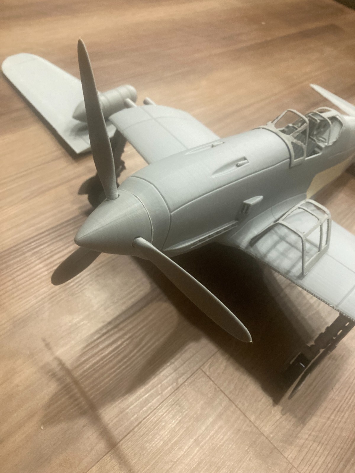 1:18 scale Kawasaki Ki-61 « Tony » Model Kit-Disassembled and Unpainted