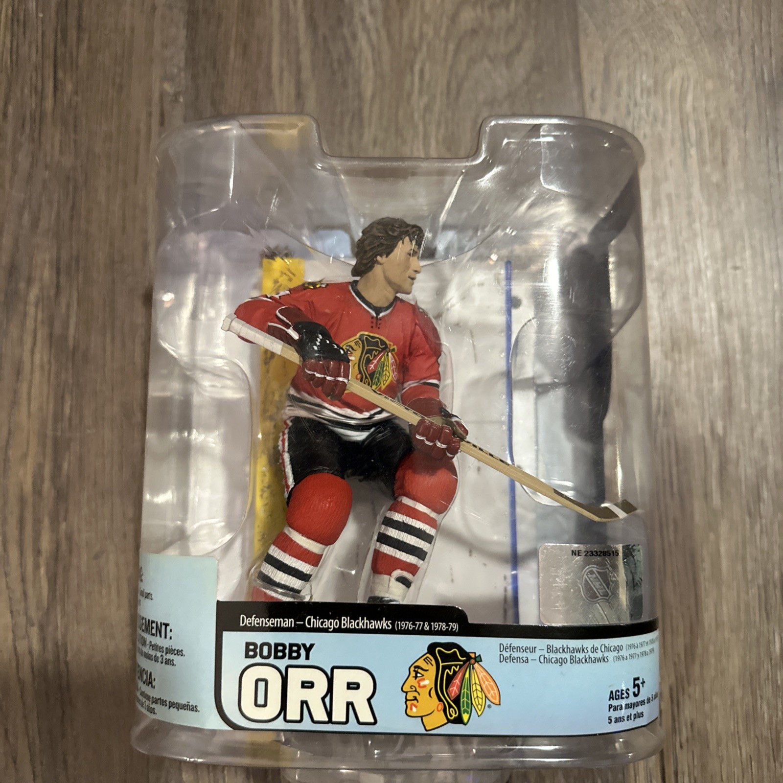 Bobby Orr Chicago Blackhawks 2007 Mcfarlane NHL Legends 5 Hockey Figure