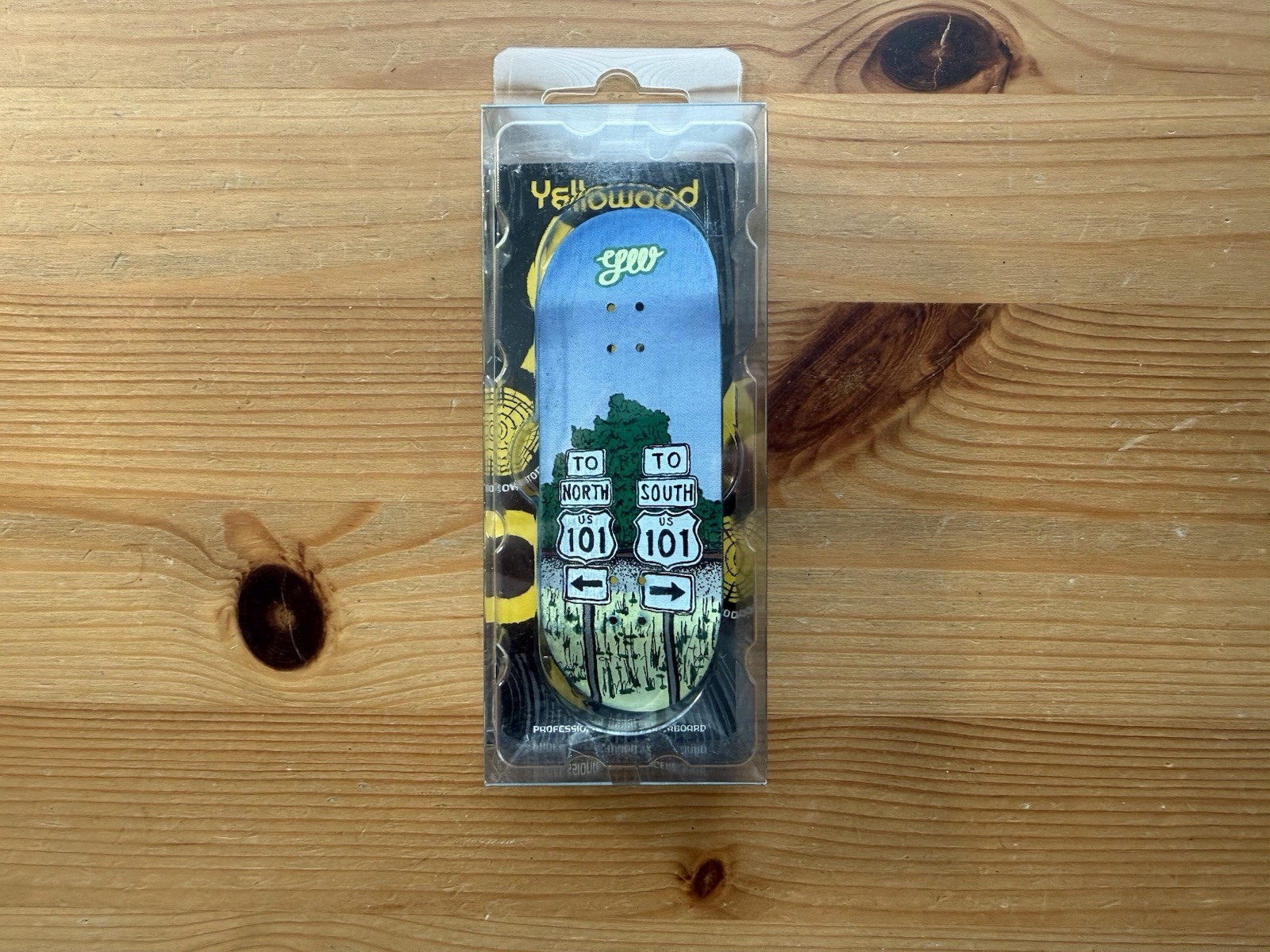 Yellowood Fingerboard Deck 34mm Brand New