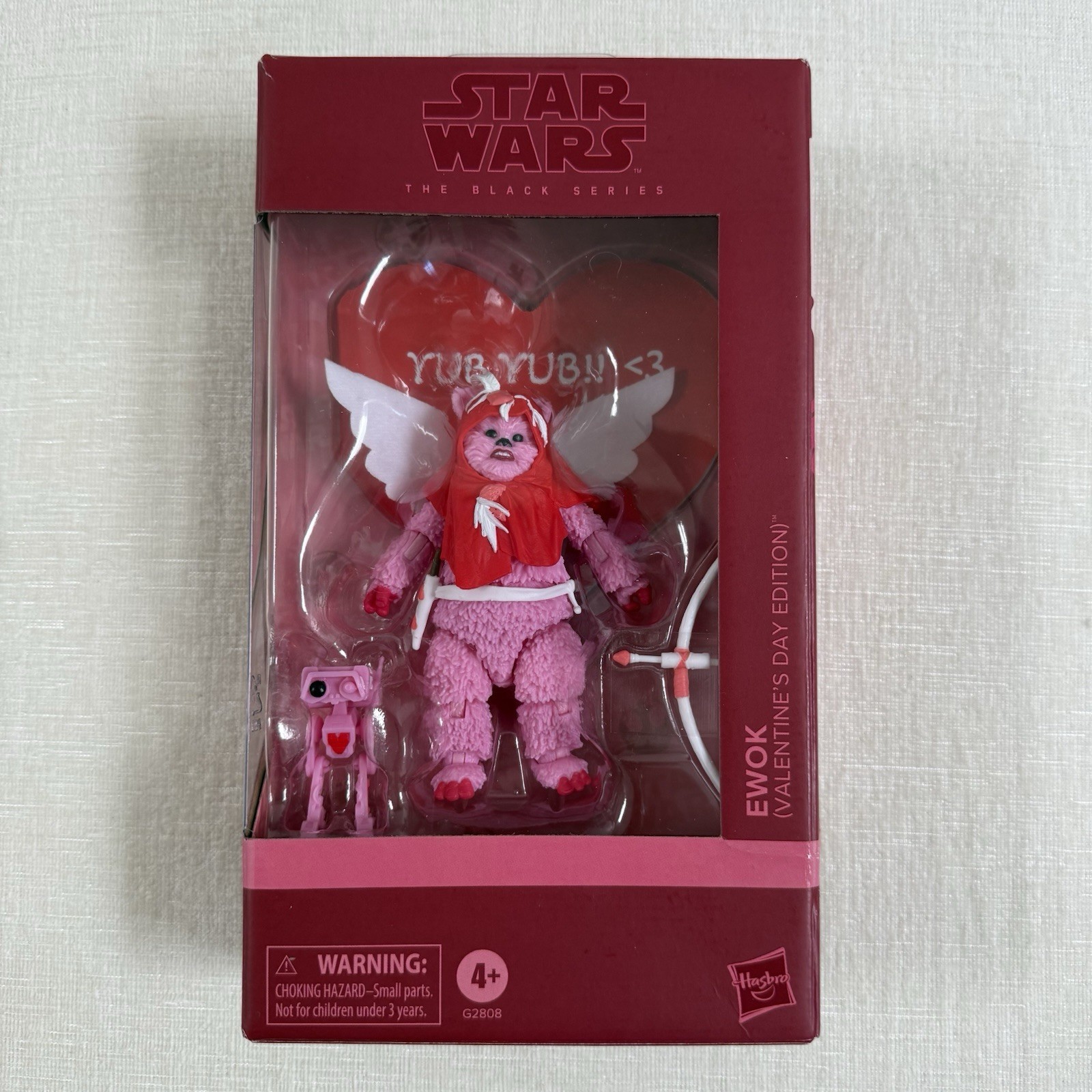 Hasbro Star Wars Black Series Ewok 6&Prime; Action Figure Valentine&rsquo;s Day Edition 2026