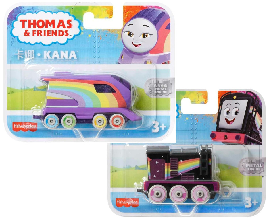 [NEW] Fisher-Price Thomas and Friends Rainbow Diesel & Kana Trains (2 TRAINS)