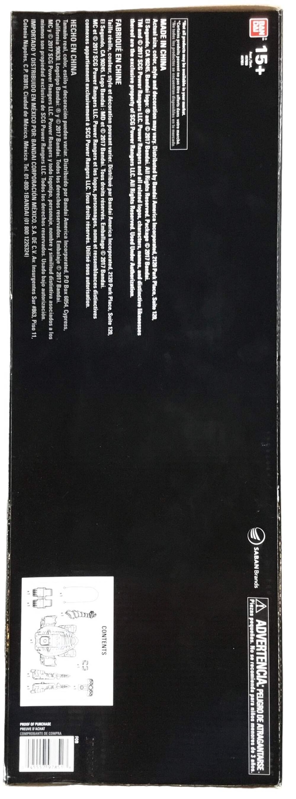 Titanus Black edition – Mighty Morphin&rsquo; Power Rangers Legacy – New In Sealed Box