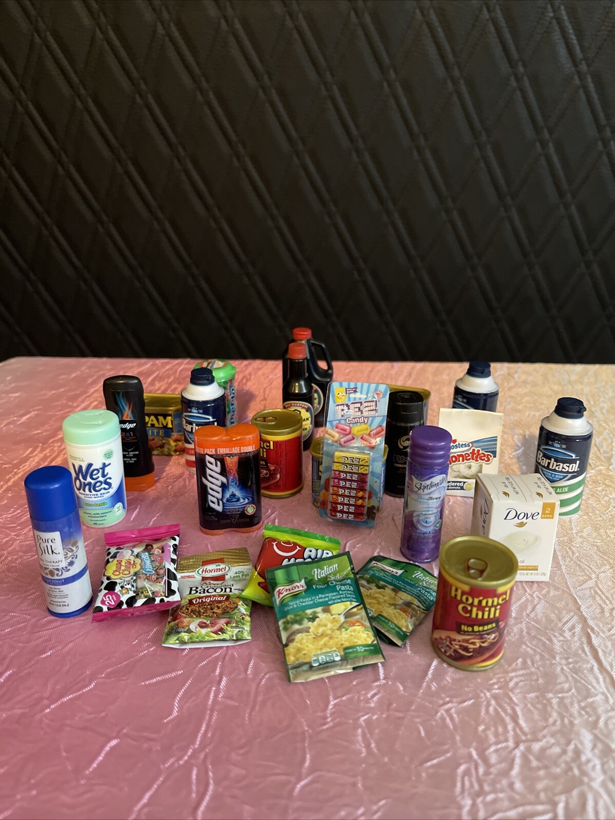 Mini Brand Toy Lot Fake Food And Beauty Supplies Accessories 25 Piece Set