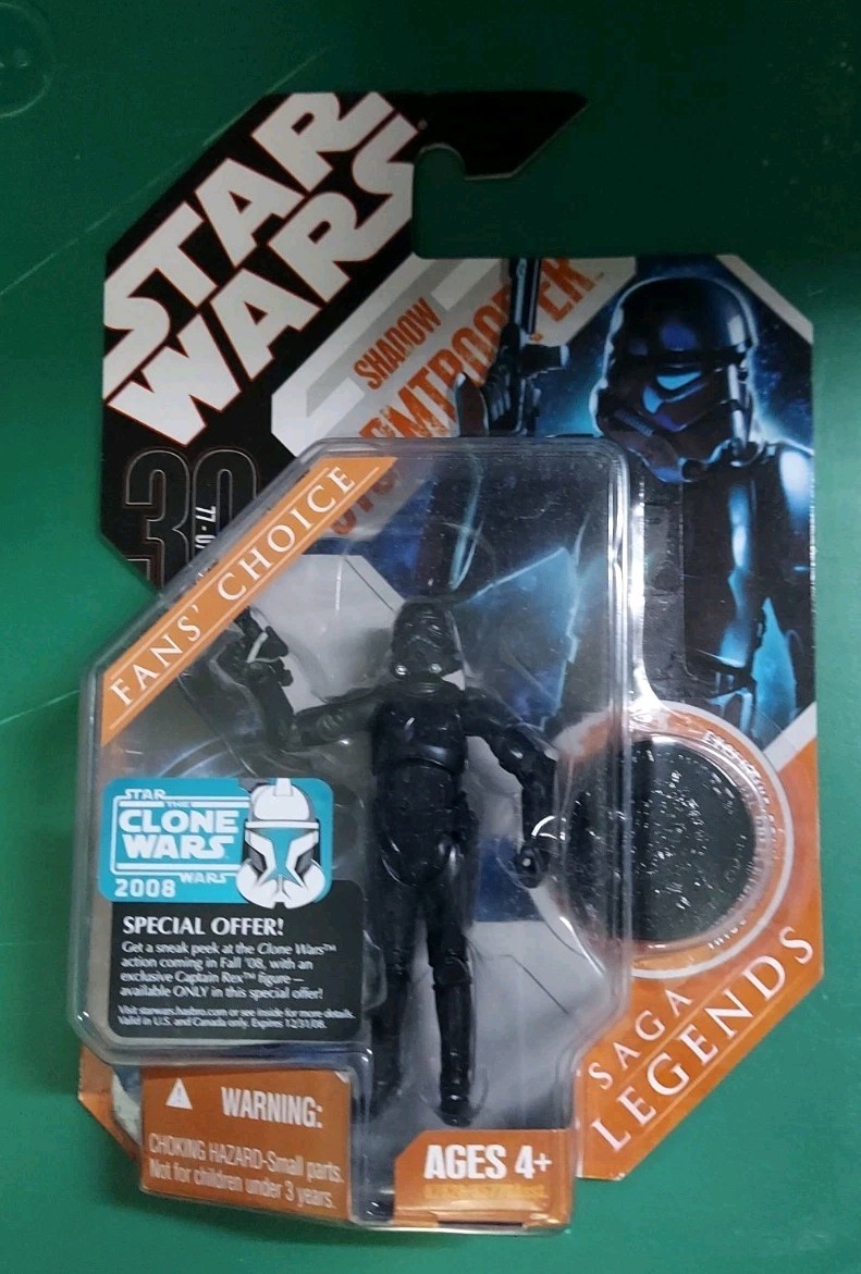 Star Wars Saga Legends 30th Fans Choice Shadow Death Stormtrooper Figure 2007