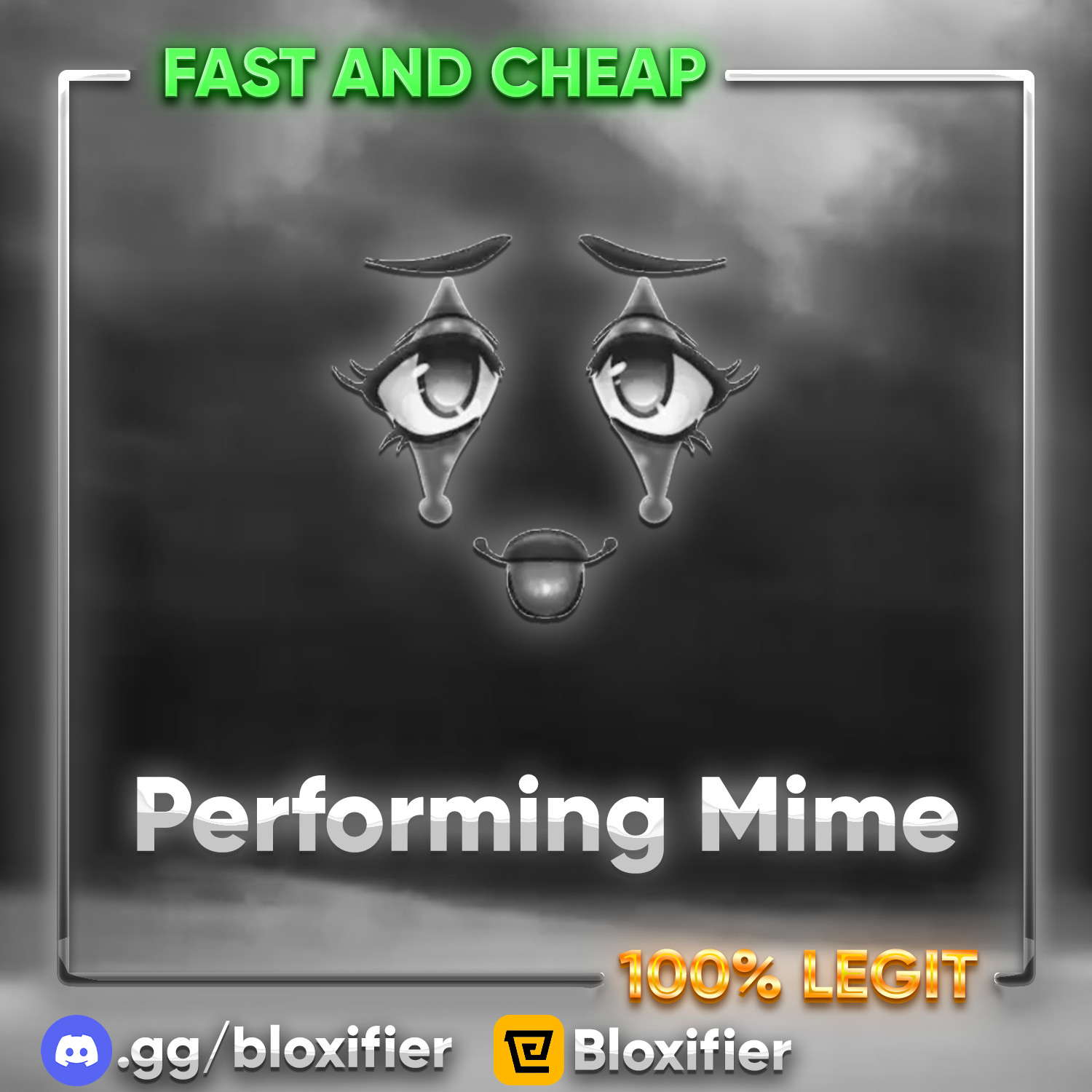 🤡 Performing Mime 🤡 | ROBLOX Toy Code | Digital Virtual Item | SENT FAST ⚡