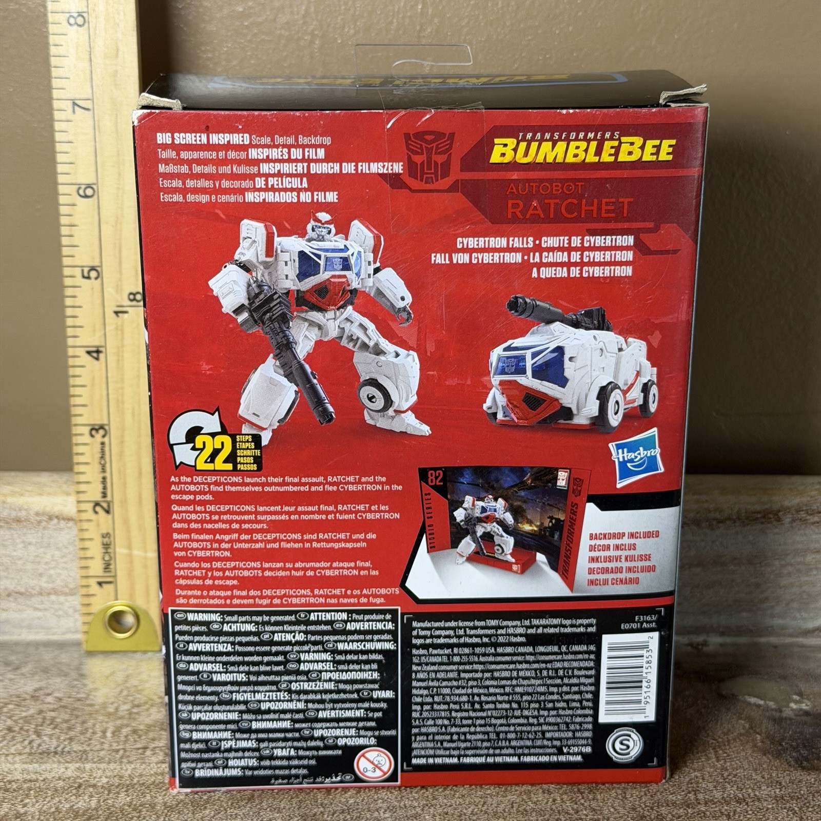 Transformers Studio 82 Deluxe Bumblebee Autobot Ratchet 4.5&Prime; Action Figure