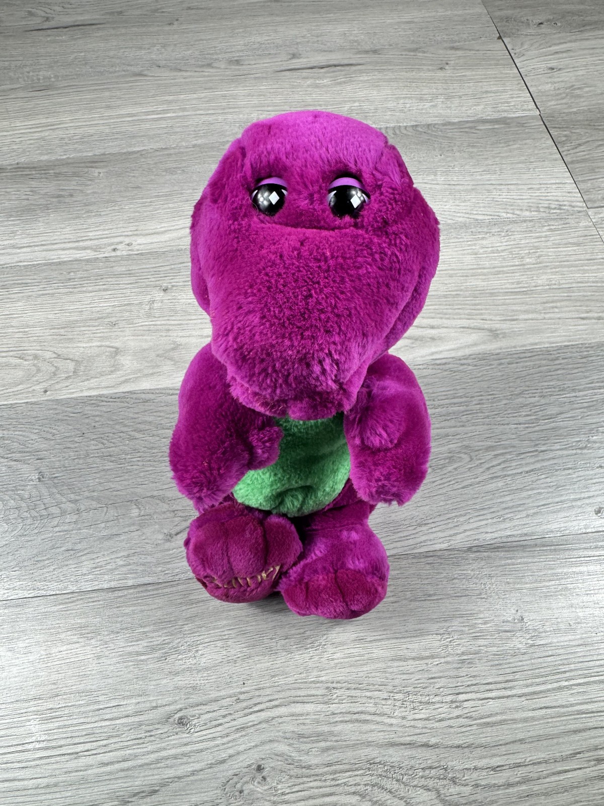 Barney Plush Vintage The Lyons Group 1992 Stuffed Purple Dinosaur Toy Doll 11”