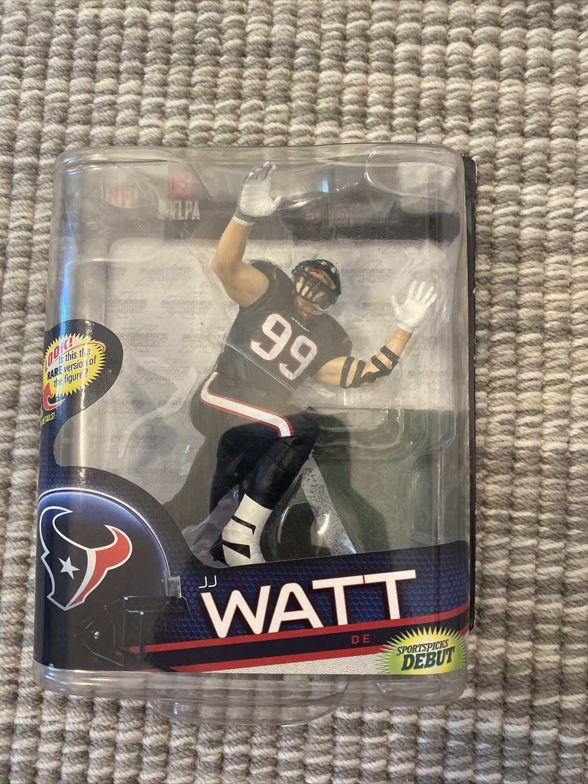 McFarlane NFL Series 33 JJ Watt #99 Houston Texans Sportspick Debut (rare)