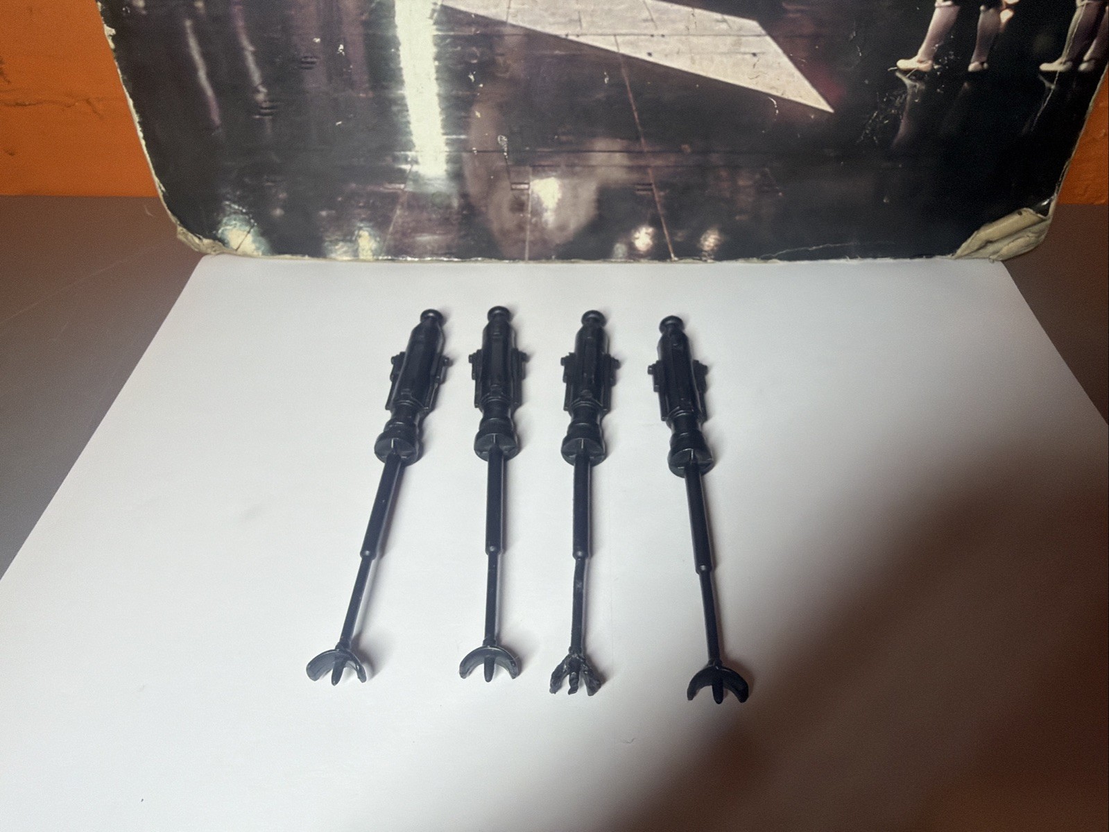 X-Wing Fighter Laser Cannon Complete Set Of 4 Star Wars 1978 Kenner Vintage