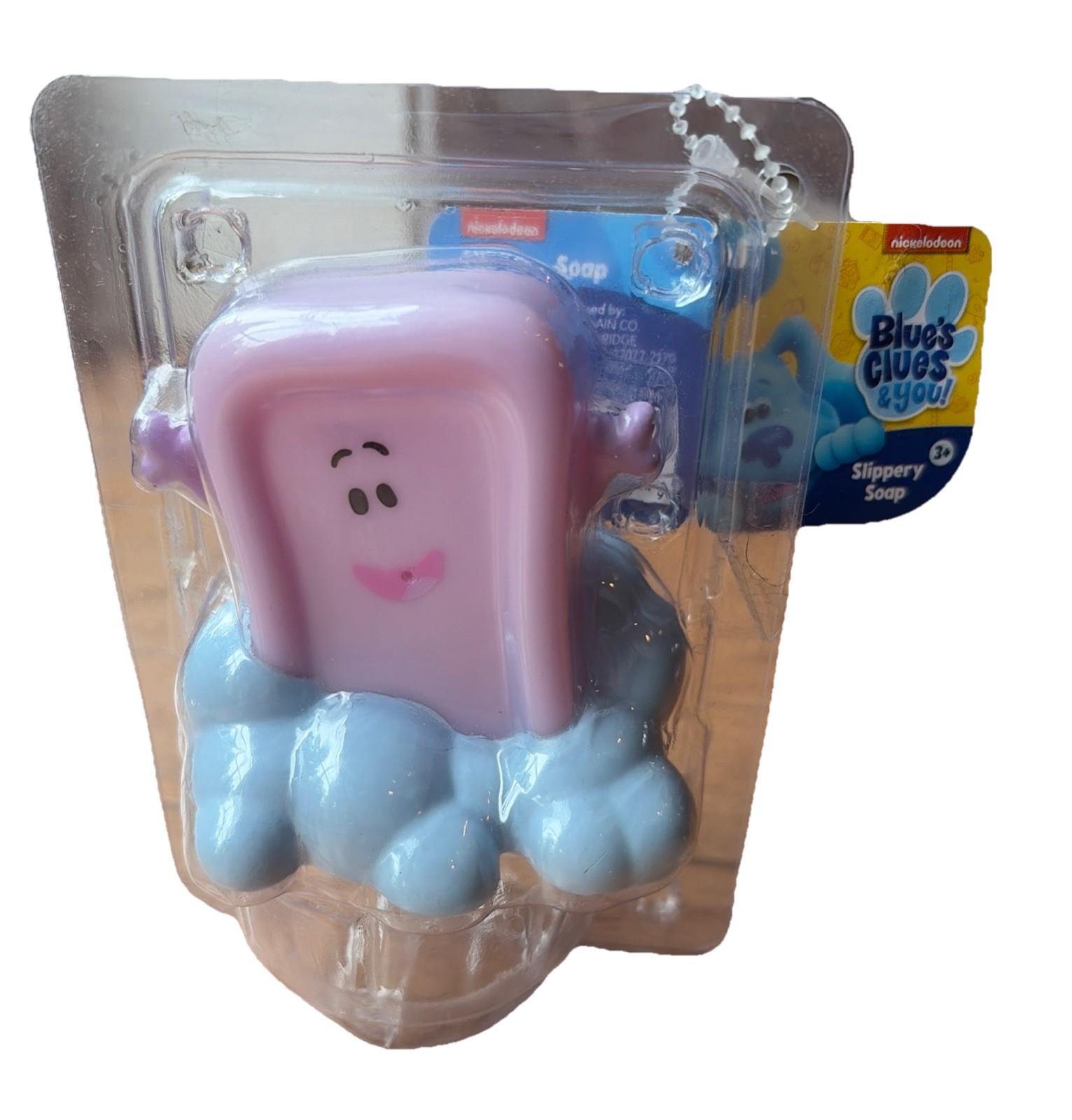 Blues Clues 3&Prime; Slippery Soap Bath Toy Water Squirter Figure Cake Topper NEW