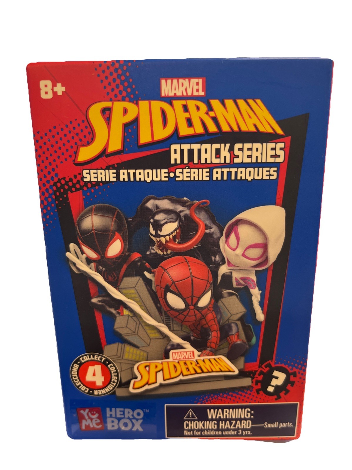 Yu Me Marvel Comics Spider-Man Hero Blind Box Attack Series-Spider-Man & Comp.