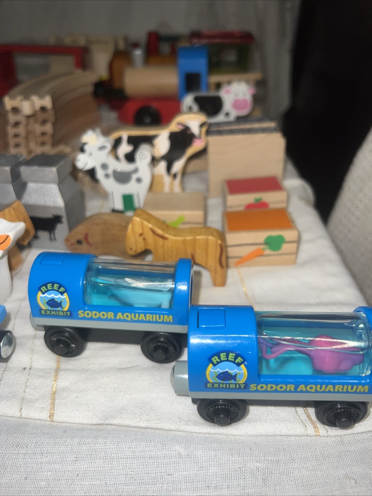 Thomas And Friends Multicolor Train Mixed Lot Wooden Track Figures Accessories