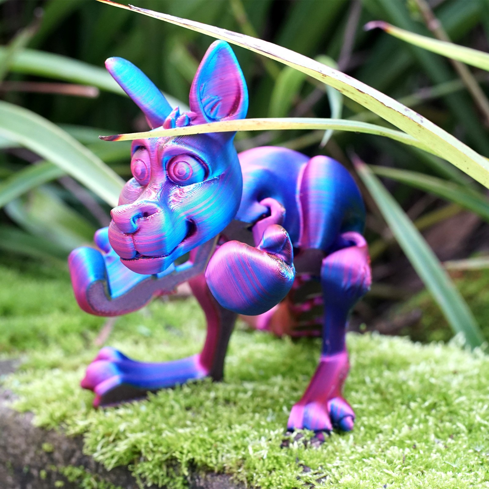 3D Printed Kangaroo Model,Articulated Animals figure,Fidget Toys Home Decor