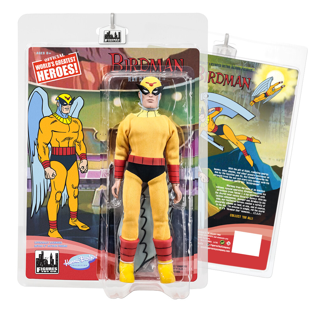 Birdman & The Galaxy Trio 8 Inch Retro Action Figures Series: Birdman Ray Randal