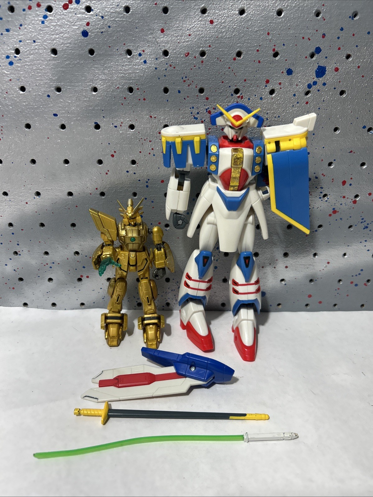 Gundam Mobile Fighter G Gundam 7&Prime; Figure & 5” Shining Bandai & Parts