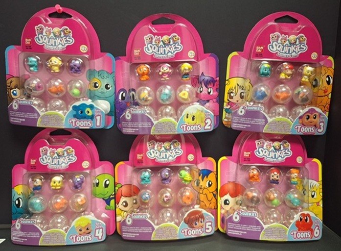 Squinkies Toons Collector Pack 6 Pack – Series 1 to 6 – New/Sealed