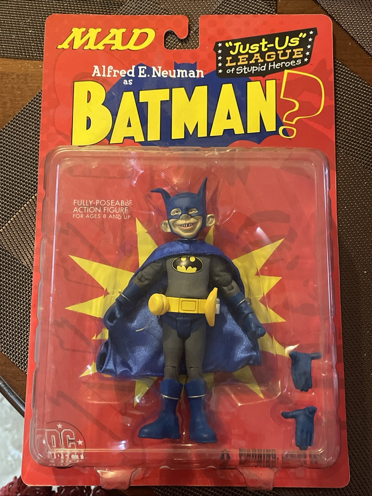 DC Direct Mad Magazine Alfred E Neuman as Batman 6&Prime; Figure