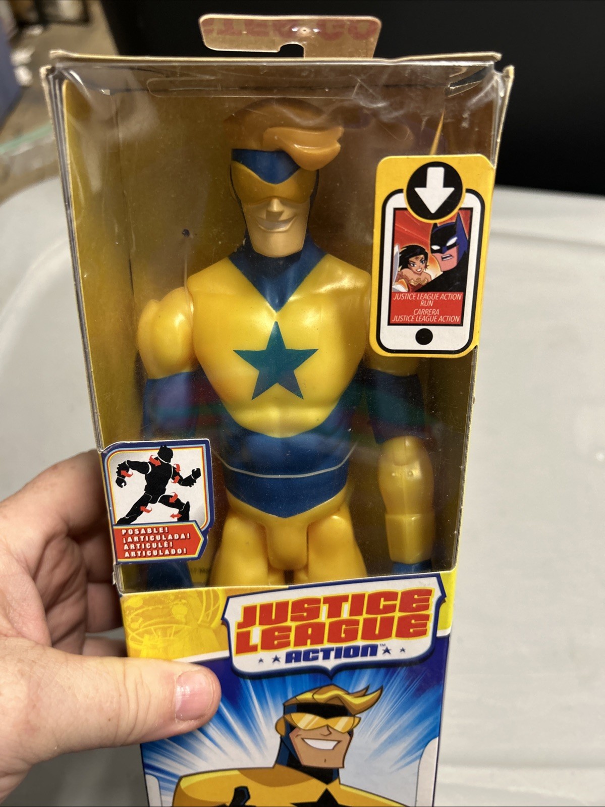 BOOSTER GOLD ( 12&Prime; ) ( 2017 ) DC JUSTICE LEAGUE ACTION FIGURE ( MATTEL )