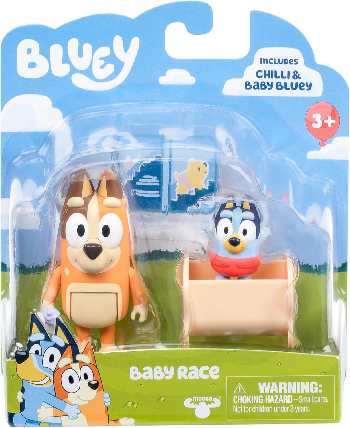 Baby Race Toy Figures 2 Pack Articulated Cradle Chilli Character Toys Ages 3+