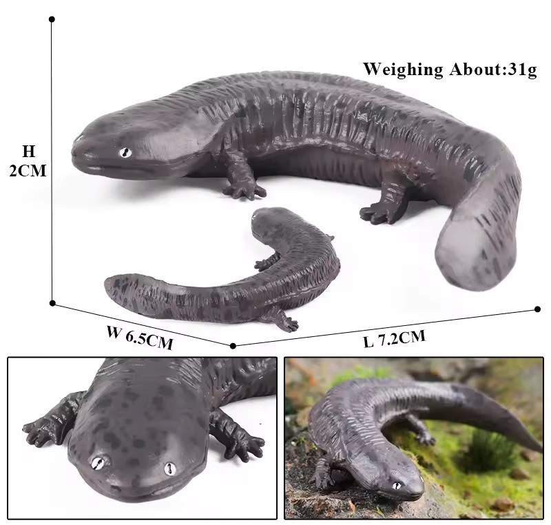 Salamander Fish Toy Action Figure Small Animal Figurine Doll Gift for Kids