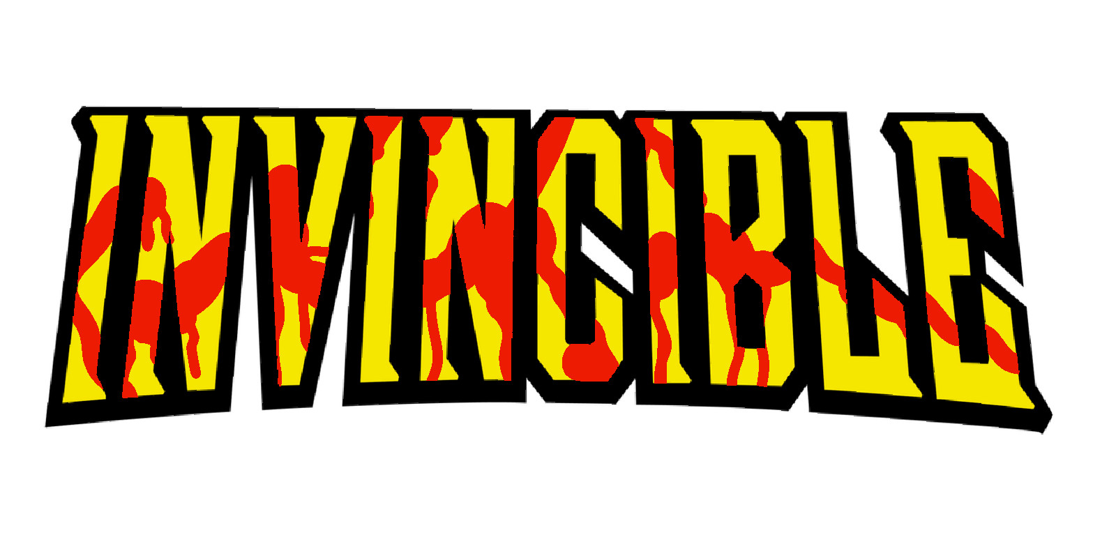 Invincible Comic Title Vinyl Decal