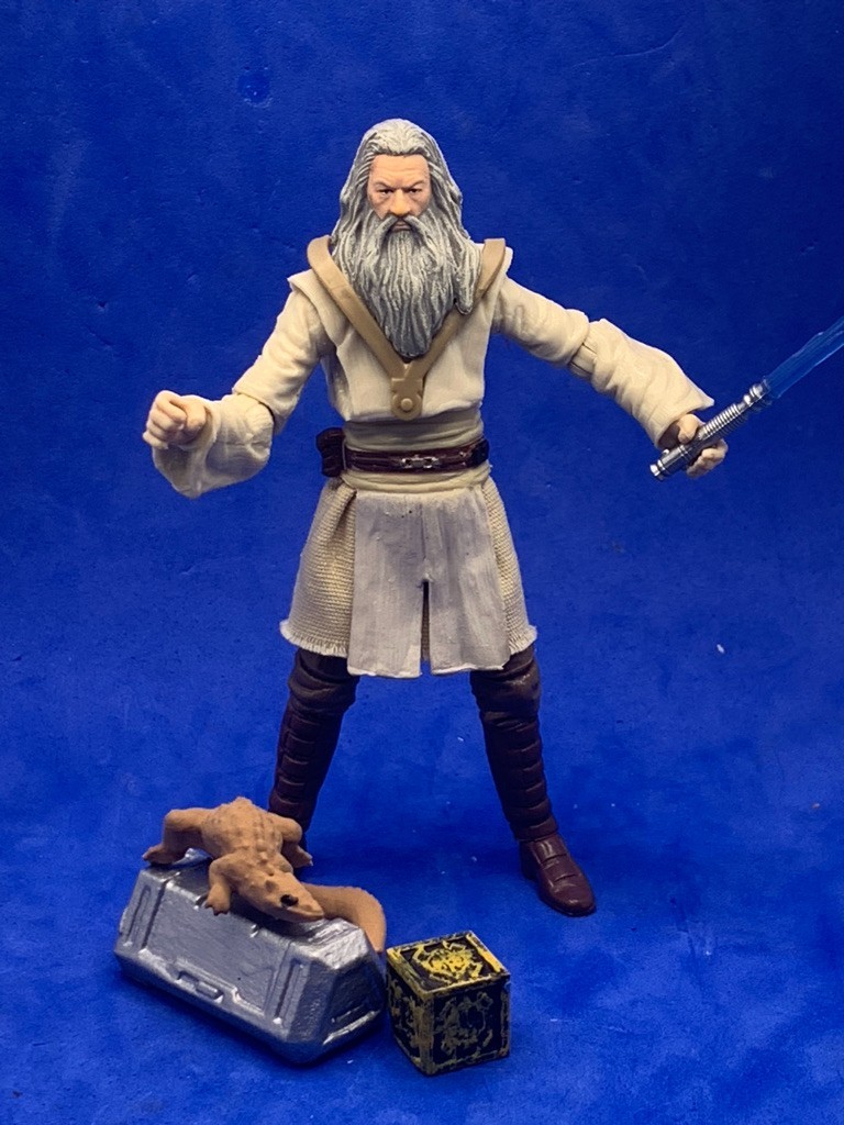 Star Wars Heir to the Empire Custom Figure: Joruus C&rsquo;Baoth w/resin Ysalamiri