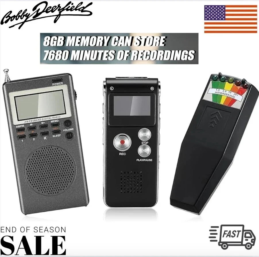 Saillong 3 Pcs Ghost Hunting Equipment Include 1 Pcs Spirit Ghost Hunting Box US