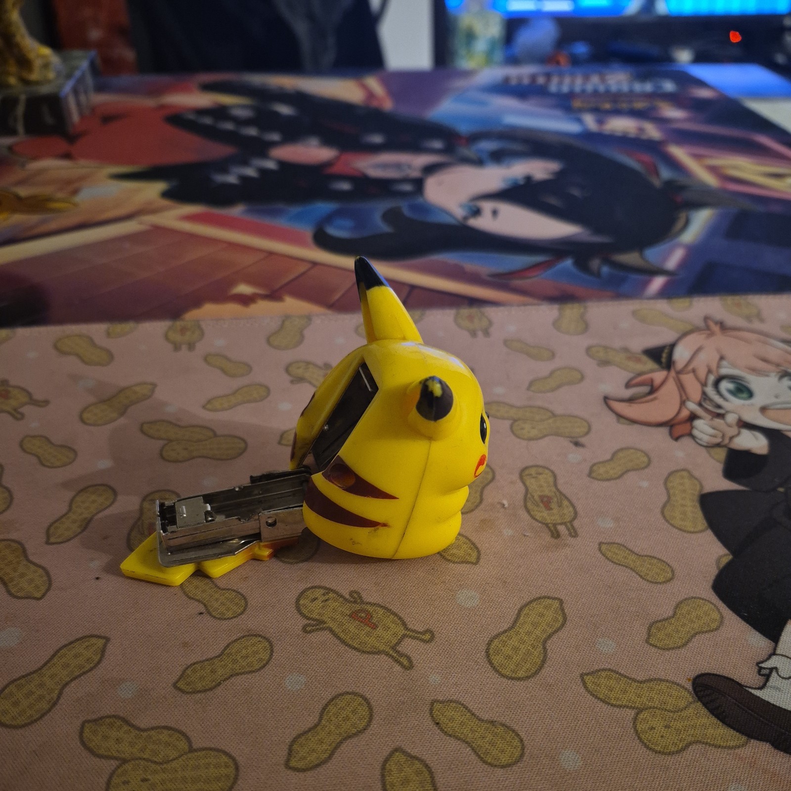 Pikachu Pokemon Mini Stapler Nintendo 1999 Collectible Toy Figure Vintage Retro