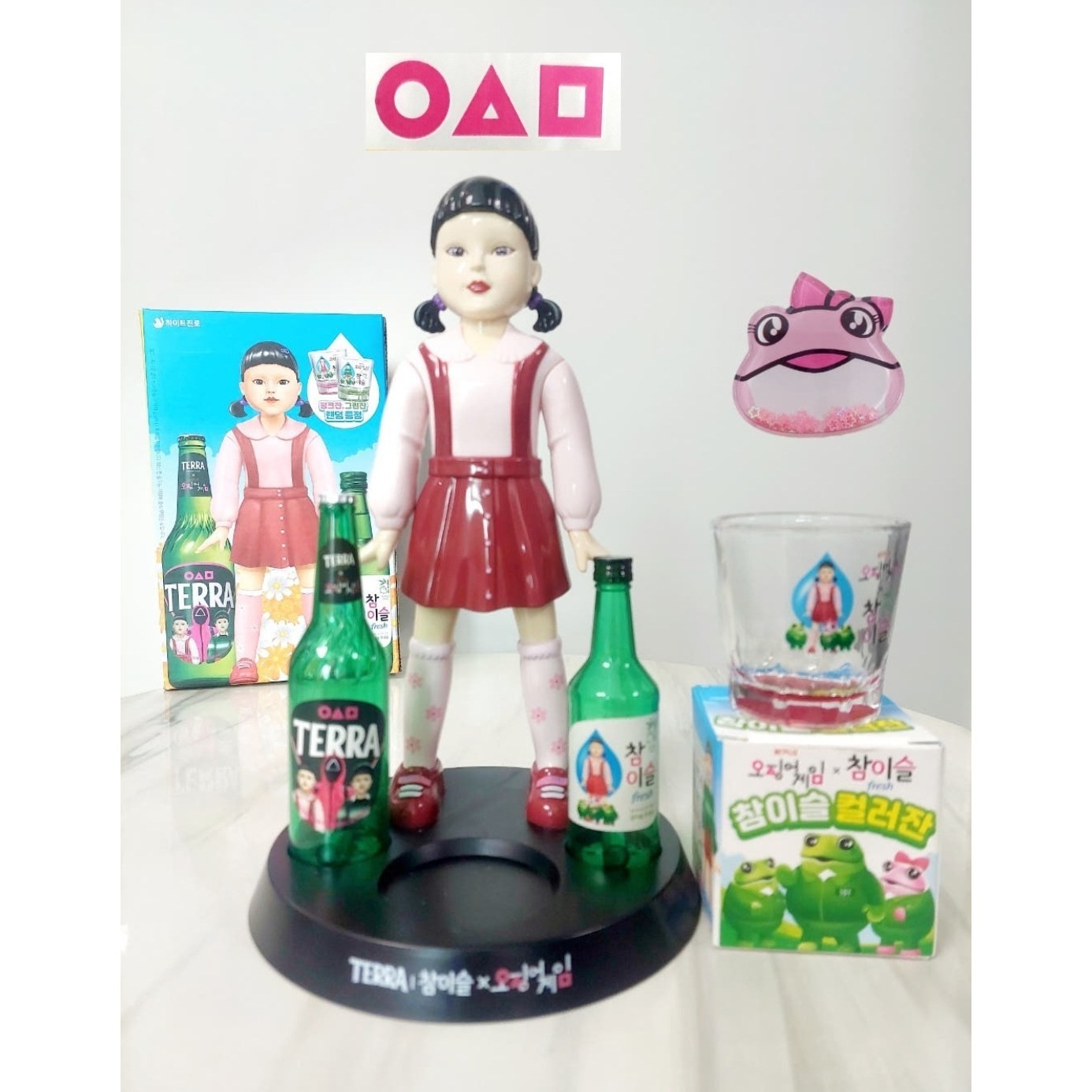Squid Game 3 Younghee Doll Ver.2 Jinro Soju Drinking Game Figure Toy Party Korea
