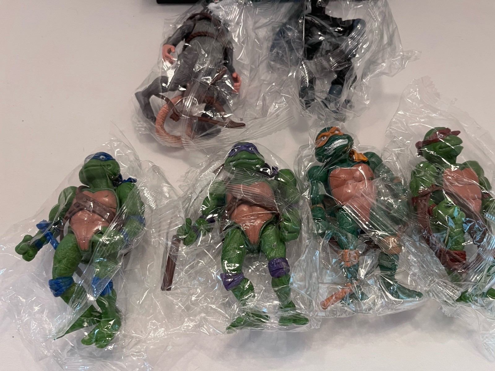 OBXAVV 4.7&Prime; Ninja Turtles Action Figures 6PCS Figure Bundle Toys Collection NIB