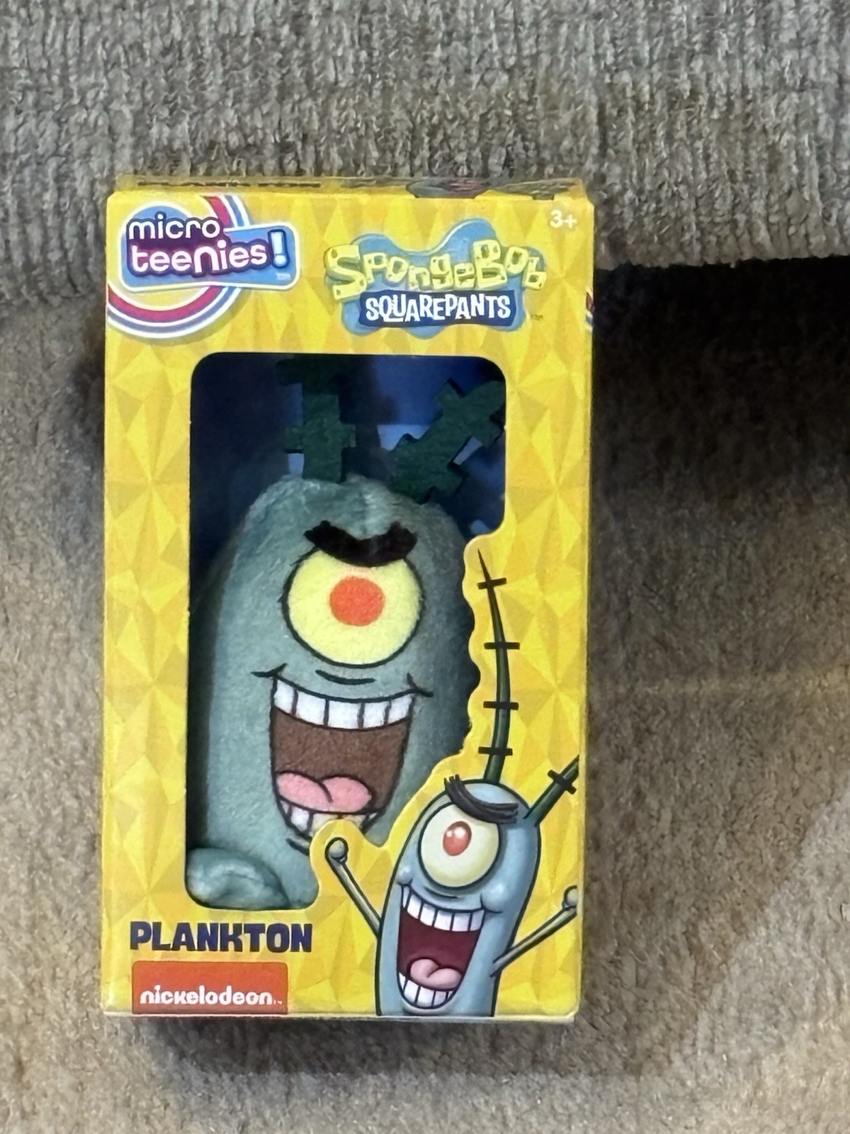 NEW – Basic Fun! SpongeBob SquarePants Micro Teenies – PLANKTON