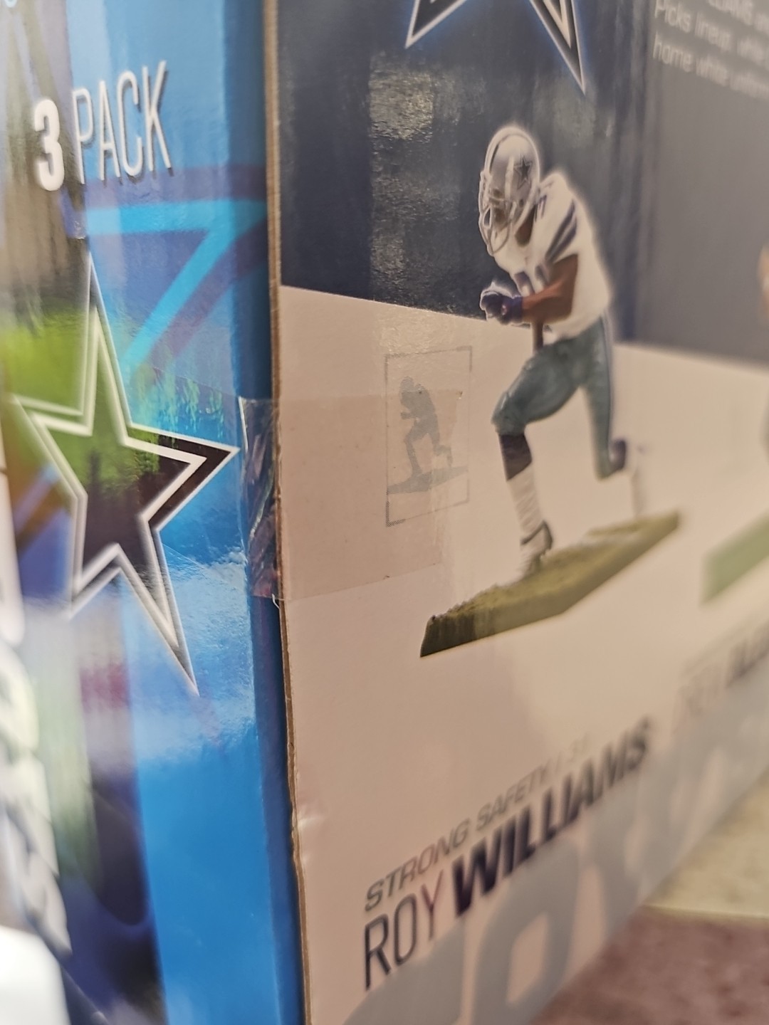 McFarlane NFL Williams, Bledsoe, Jones Dallas Cowboys Boxed Set Of 3 Figures 6&Prime;