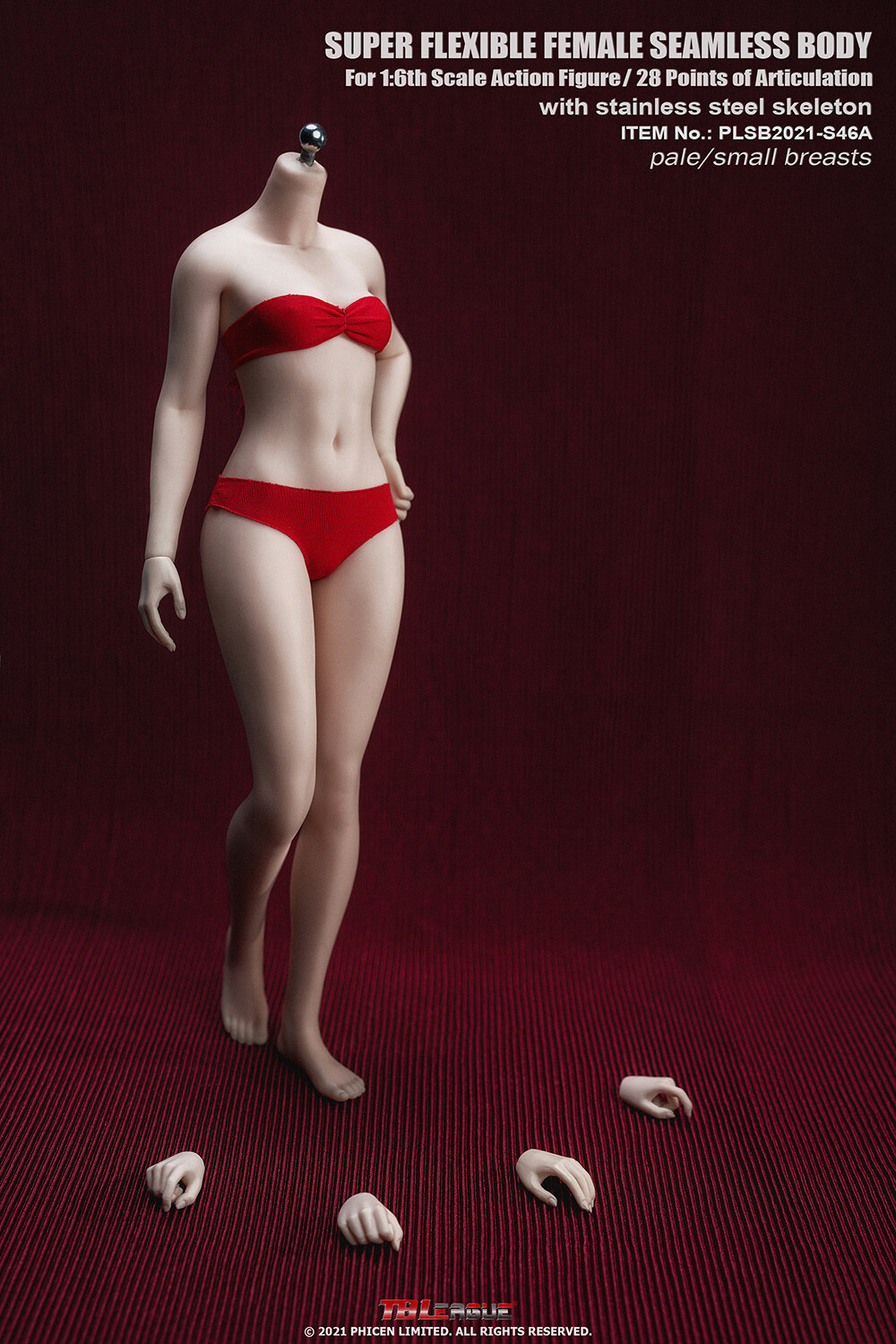 TBLeague Phicen 1/6 Female Small BUST SEAMLESS FIGURE BODY DOLL PALE S46A